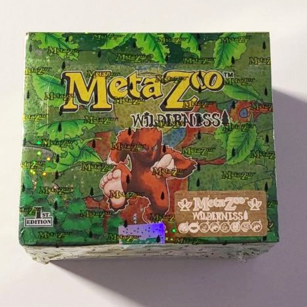 MetaZoo Wilderness 1st Edition Booster Box - GOLD STICKER